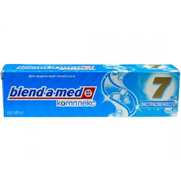 Blend-A-Med зубная паста Комлекс 7 экстра свежесть 100мл.