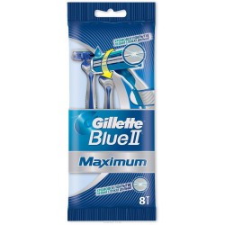 Бритви одноразові Gillette Blue II Max 6 шт + 2 дві бритви безкоштовно (7702018956692)