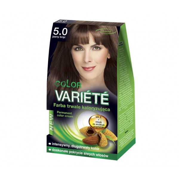 Chantal Variete Color Фарба для волосся 110мл 5,0 Світло-Коричневий