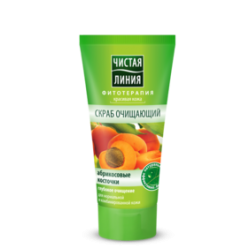 "Чиста Лінія" скраб очищуючий "Абрикосові Кісточки" 50мл.