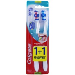 Colgate зубная щетка 1+1 360 клинер