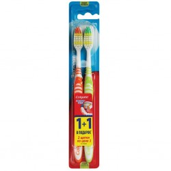 Colgate зубная щетка 1+1 экстра чистота