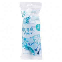 ДЖИЛЕТ Simply Venus 2 станок одноразовый женский 4шт.