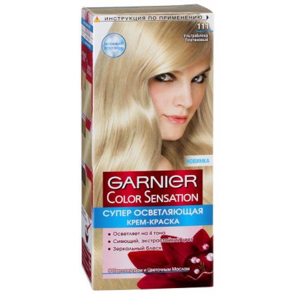 "Garnier, Color Sensation" крем-краска для волос "Серебряный, 111"