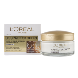 LOREAL Вік Експерт Крем для обличчя 65+ Денний 50мл.