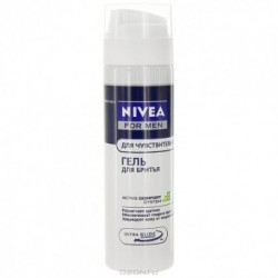 "Nivea" гель для гоління "Чутлива шкіра" 200мл
