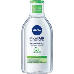 NIVEA Міцелярна вода для обличчя, очей і губ Жирна шкіра 400мл NIVEA Міцелярна вода для обличчя, очей і губ Жирна шкіра 400мл
