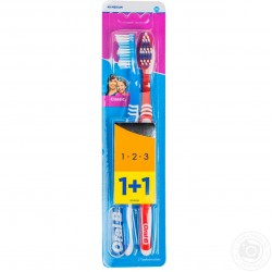 Oral-B зубная щетка 1+1 3 эффект классик