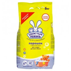 УШАСТИЙ НЯНЬ порошок для прання автомат 6кг.